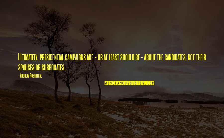 Inspiring Singing Quotes By Andrew Rosenthal: Ultimately, presidential campaigns are - or at least Inspiring Singing Quotes By Andrew Rosenthal: Ultimately, presidential campaigns are - or at least