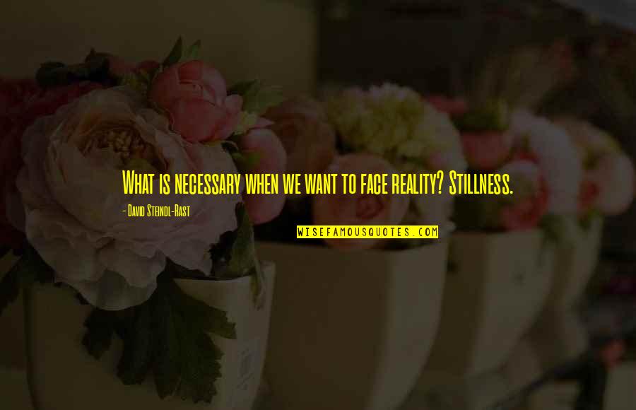 Instagram Edit Profile Quotes By David Steindl-Rast: What is necessary when we want to face Instagram Edit Profile Quotes By David Steindl-Rast: What is necessary when we want to face