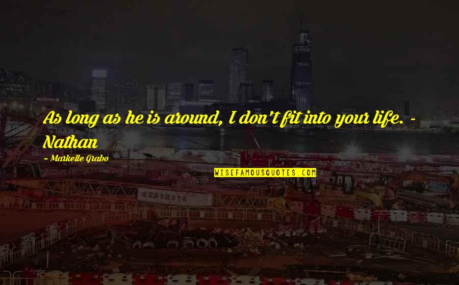 Instruido English Quotes By Markelle Grabo: As long as he is around, I don't Instruido English Quotes By Markelle Grabo: As long as he is around, I don't