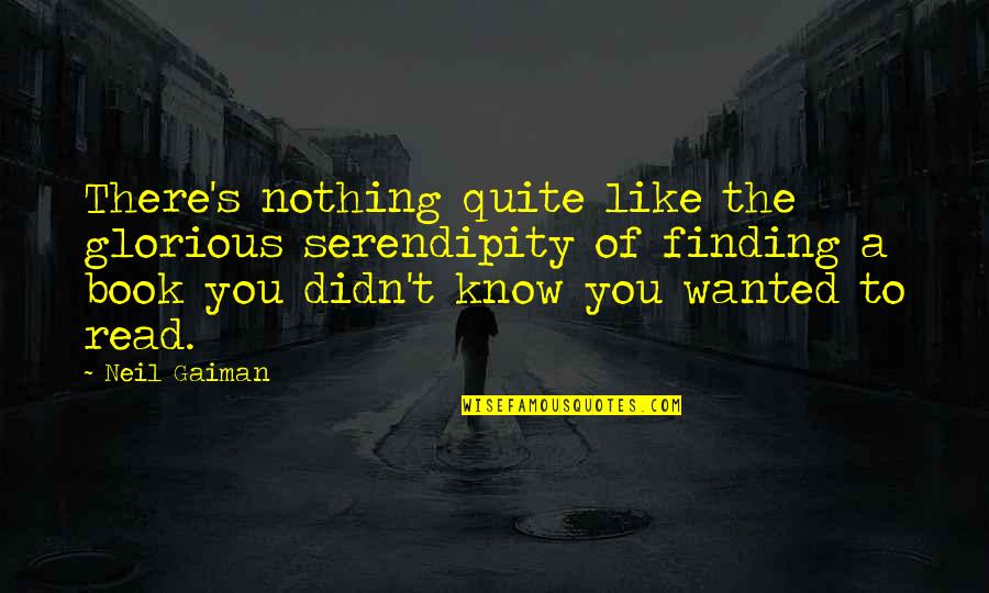 Instrumentalism Art Quotes By Neil Gaiman: There's nothing quite like the glorious serendipity of Instrumentalism Art Quotes By Neil Gaiman: There's nothing quite like the glorious serendipity of