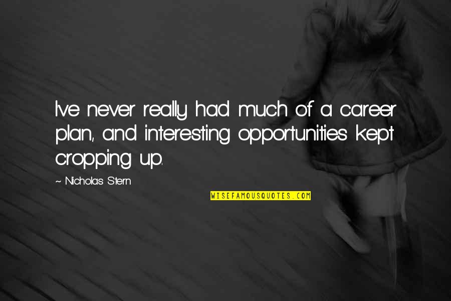 Instruye Quotes By Nicholas Stern: I've never really had much of a career