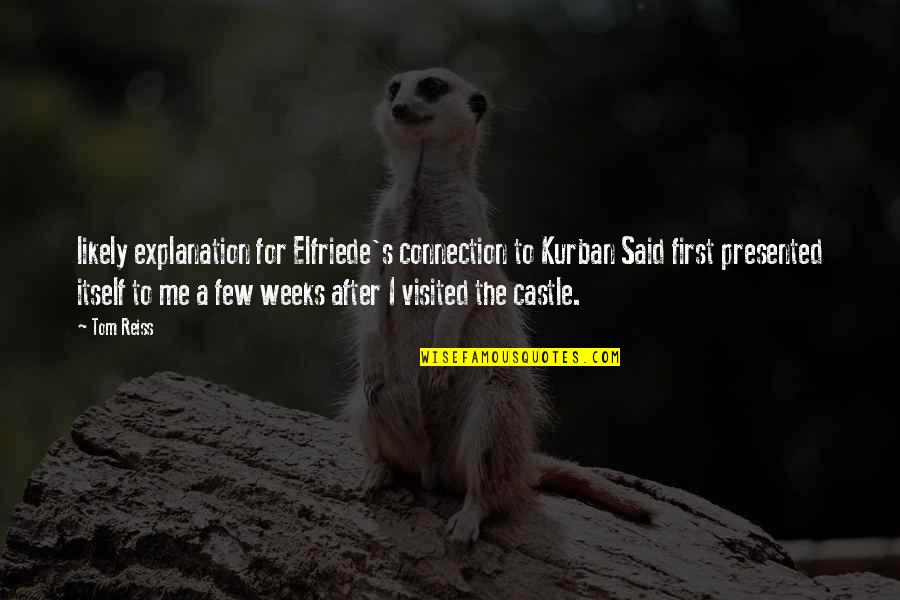 Insuficiente Angeles Quotes By Tom Reiss: likely explanation for Elfriede's connection to Kurban Said