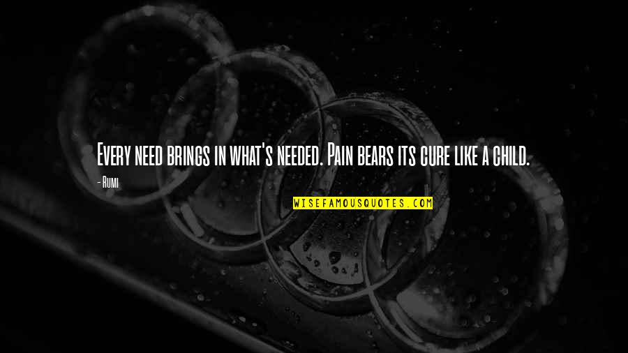 Insurer Direct Quotes By Rumi: Every need brings in what's needed. Pain bears