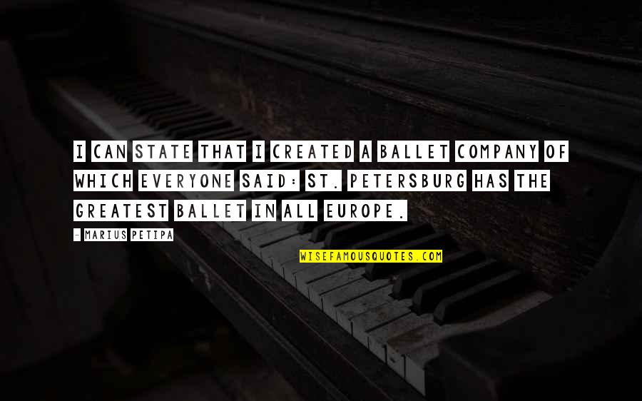 Inteligentne Hodinky Quotes By Marius Petipa: I can state that I created a ballet Inteligentne Hodinky Quotes By Marius Petipa: I can state that I created a ballet