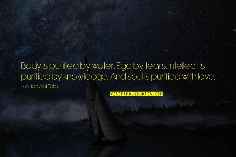 Intellect And Love Quotes By Ali Ibn Abi Talib: Body is purified by water. Ego by tears.