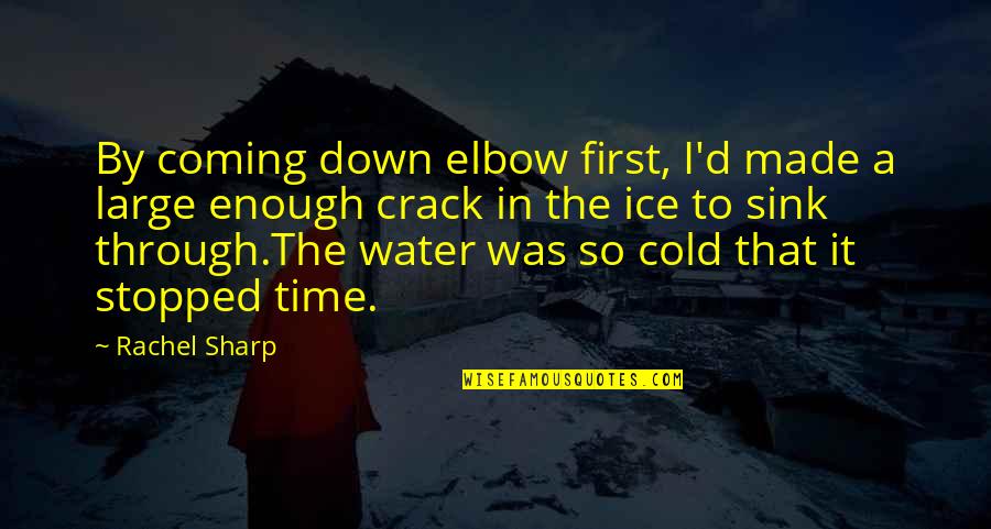 Intensity Quotes By Rachel Sharp: By coming down elbow first, I'd made a Intensity Quotes By Rachel Sharp: By coming down elbow first, I'd made a