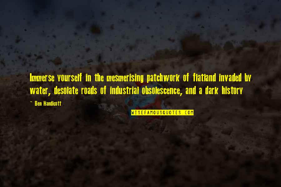 Intercoursing Quotes By Ben Handicott: Immerse yourself in the mesmerising patchwork of flatland