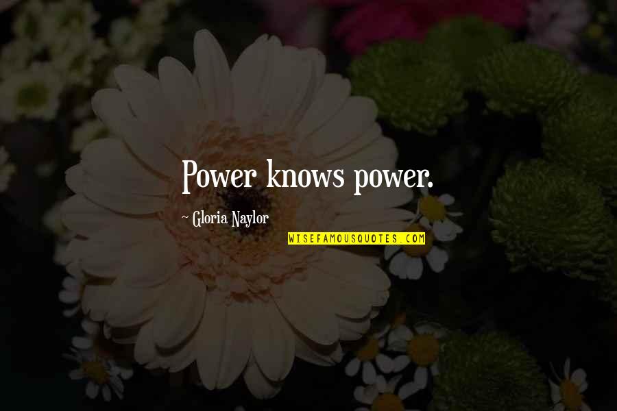 Interessar Quotes By Gloria Naylor: Power knows power.