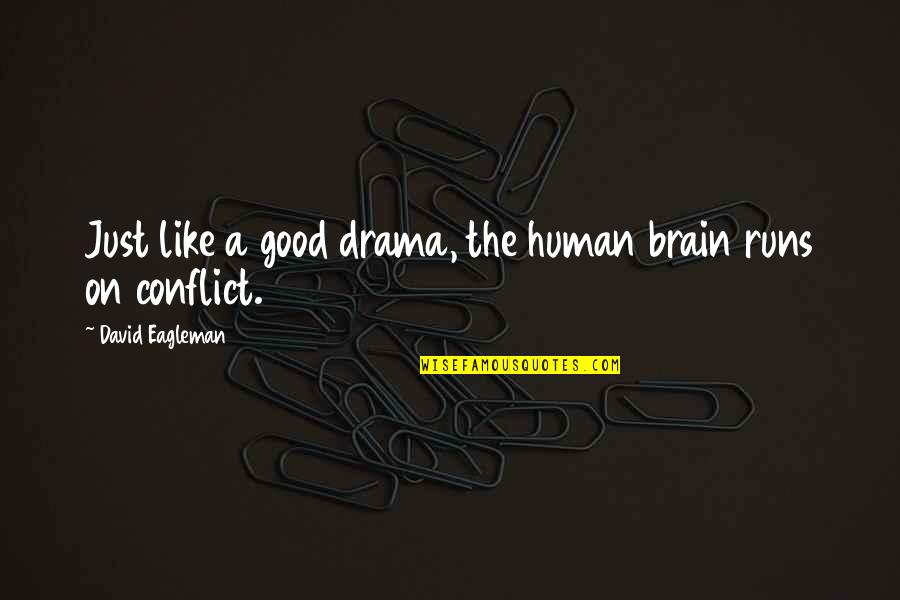 Interesting Life Lesson Quotes By David Eagleman: Just like a good drama, the human brain Interesting Life Lesson Quotes By David Eagleman: Just like a good drama, the human brain
