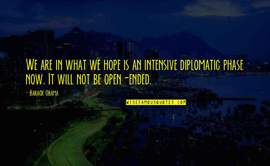 Interminably Def Quotes By Barack Obama: We are in what we hope is an