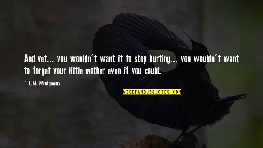 Intermitente Accionar Quotes By L.M. Montgomery: And yet... you wouldn't want it to stop