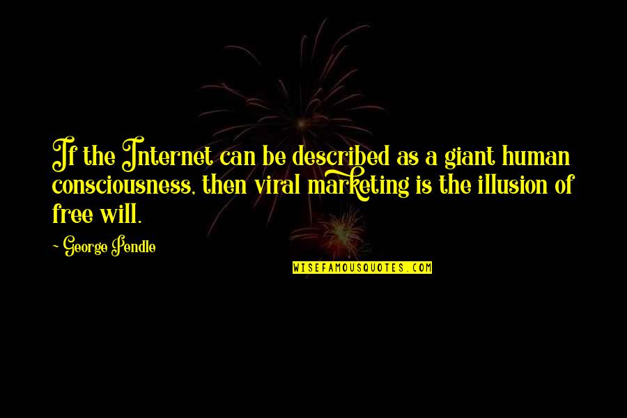 Internet Marketing Quotes By George Pendle: If the Internet can be described as a