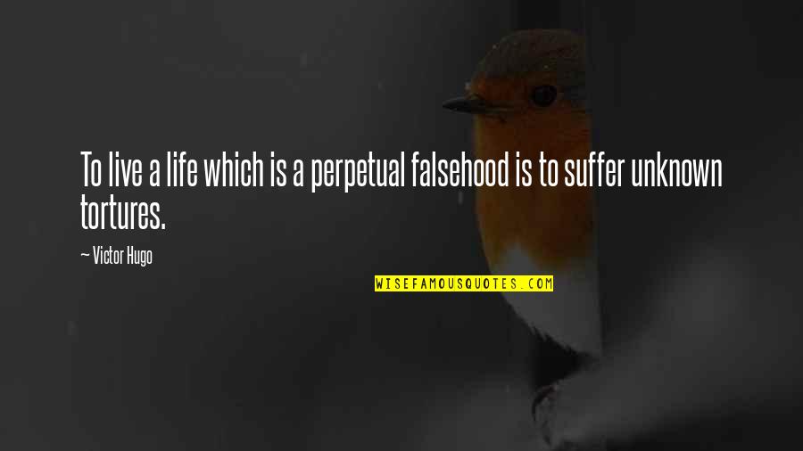 Internet Trolls Quotes By Victor Hugo: To live a life which is a perpetual