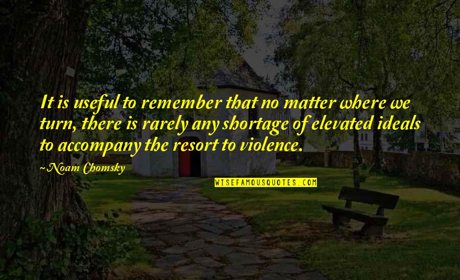 Intertribal Quotes By Noam Chomsky: It is useful to remember that no matter