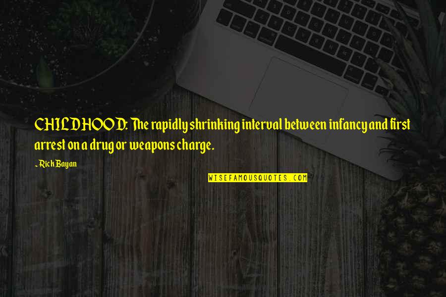 Interval Quotes By Rick Bayan: CHILDHOOD: The rapidly shrinking interval between infancy and