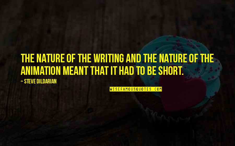 Inthe Quotes By Steve Dildarian: The nature of the writing and the nature Inthe Quotes By Steve Dildarian: The nature of the writing and the nature