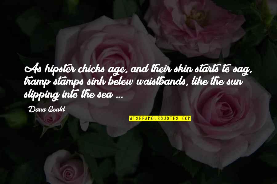 Into The Sun Quotes By Dana Gould: As hipster chicks age, and their skin starts