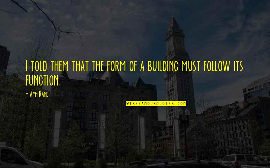 Intoxication Synonyms Quotes By Ayn Rand: I told them that the form of a