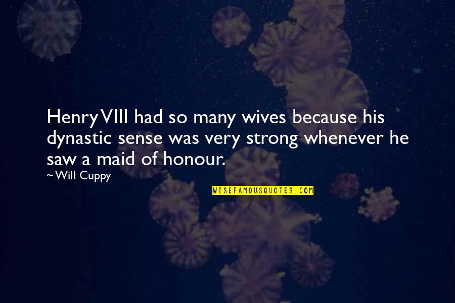 Intrinsic Value Art Quotes By Will Cuppy: Henry VIII had so many wives because his