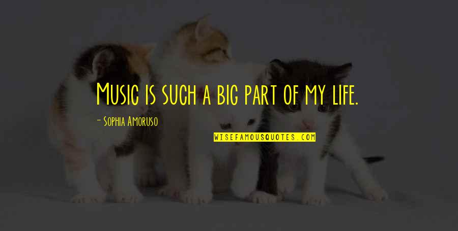 Investing In The Lives Of Others Quotes By Sophia Amoruso: Music is such a big part of my Investing In The Lives Of Others Quotes By Sophia Amoruso: Music is such a big part of my