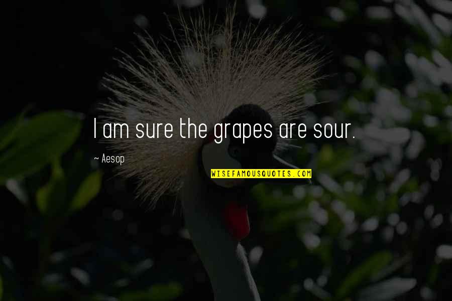Invocations Mtg Quotes By Aesop: I am sure the grapes are sour. Invocations Mtg Quotes By Aesop: I am sure the grapes are sour.