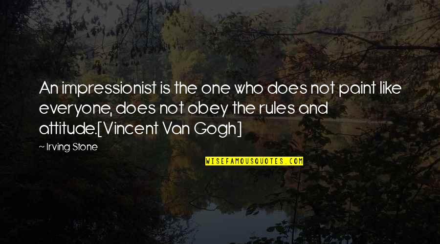 Involucrandonos Quotes By Irving Stone: An impressionist is the one who does not Involucrandonos Quotes By Irving Stone: An impressionist is the one who does not