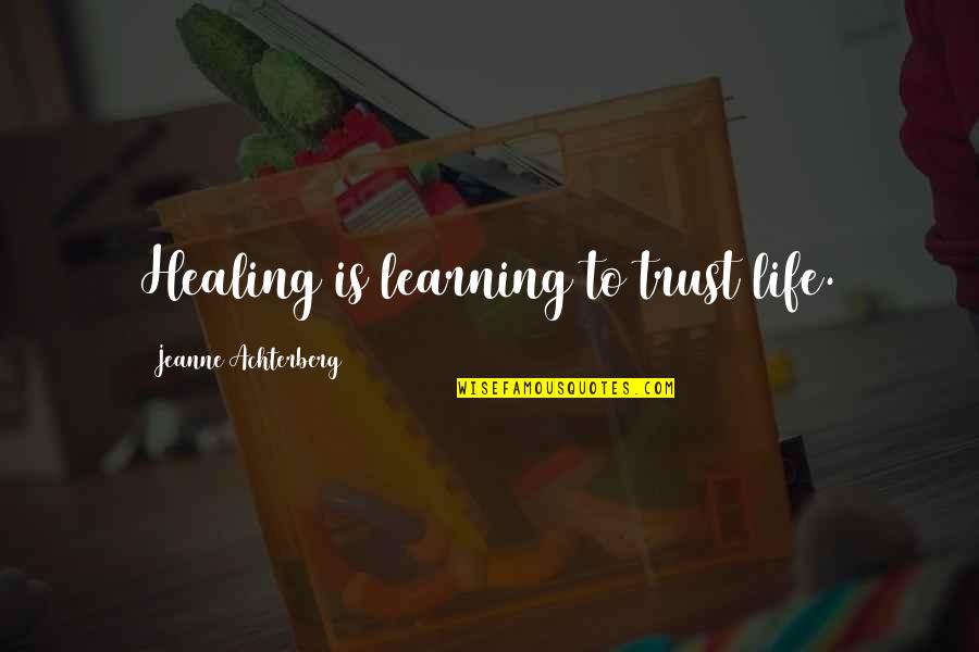 Ionosphere Altitude Quotes By Jeanne Achterberg: Healing is learning to trust life. Ionosphere Altitude Quotes By Jeanne Achterberg: Healing is learning to trust life.