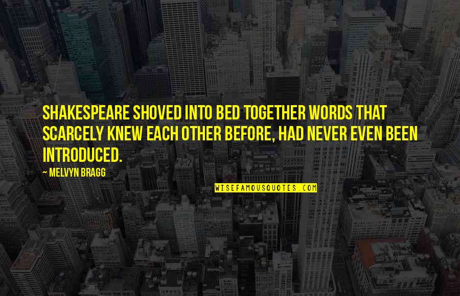 Ios 7 Wallpaper Quotes By Melvyn Bragg: Shakespeare shoved into bed together words that scarcely