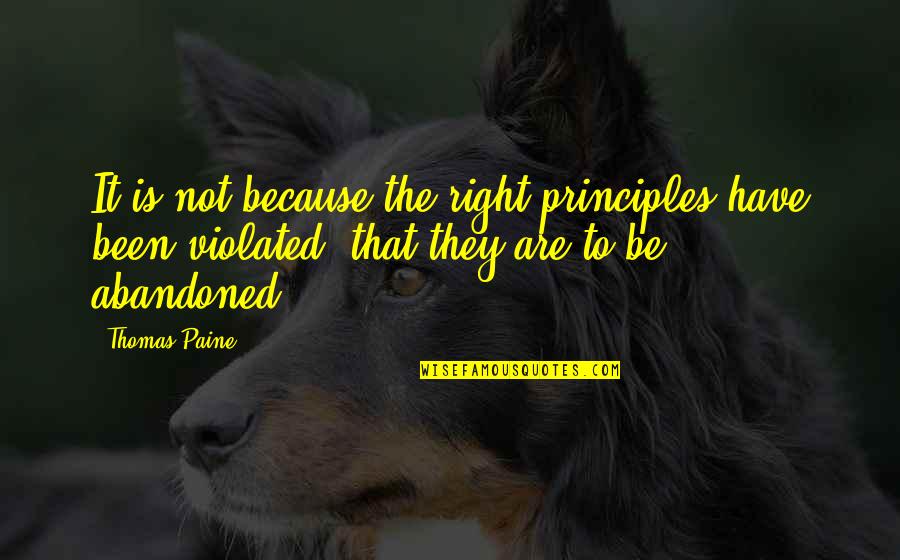 Ios 7 Wallpaper Quotes By Thomas Paine: It is not because the right principles have