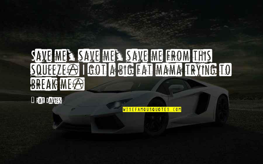 Iqsha Quotes By Ray Davies: Save me, save me, save me from this