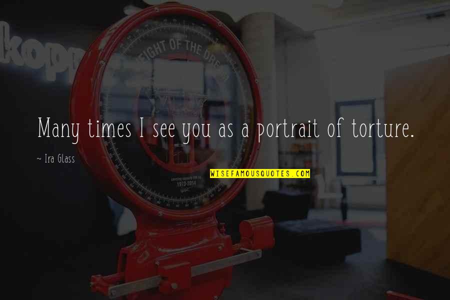 Ira Glass Quotes By Ira Glass: Many times I see you as a portrait