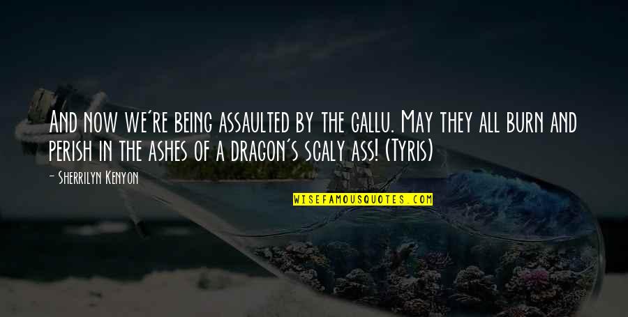 Irelia Runes Quotes By Sherrilyn Kenyon: And now we're being assaulted by the gallu.
