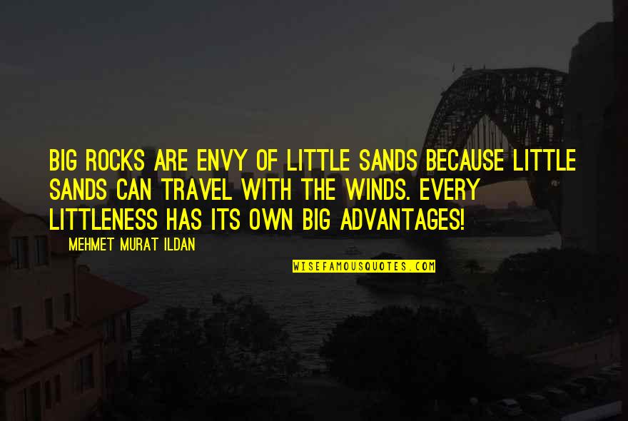 Irish Framed Quotes By Mehmet Murat Ildan: Big rocks are envy of little sands because