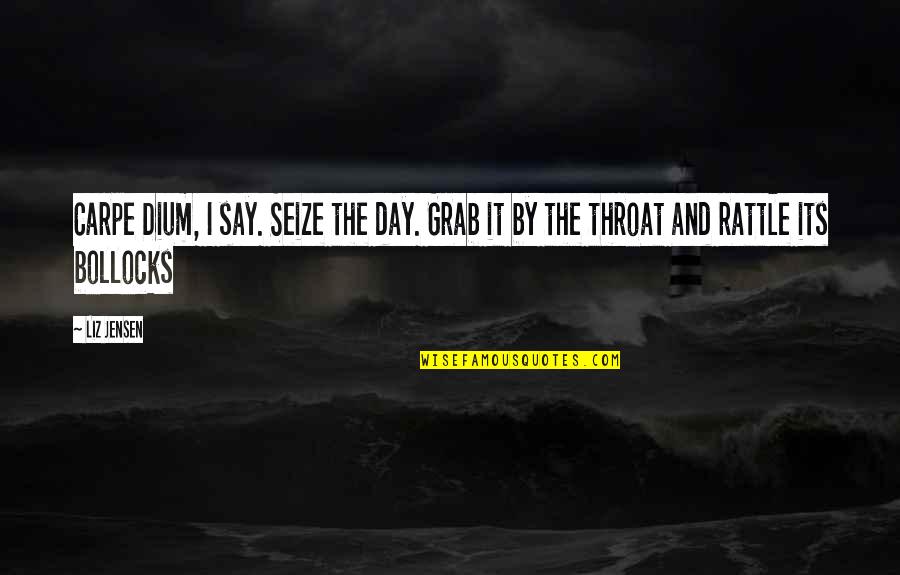 Is A Comma Always Needed Before A Quote Quotes By Liz Jensen: Carpe Dium, I say. Seize the day. Grab