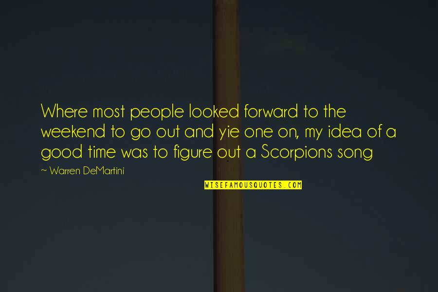 Is It The Weekend Yet Quotes By Warren DeMartini: Where most people looked forward to the weekend