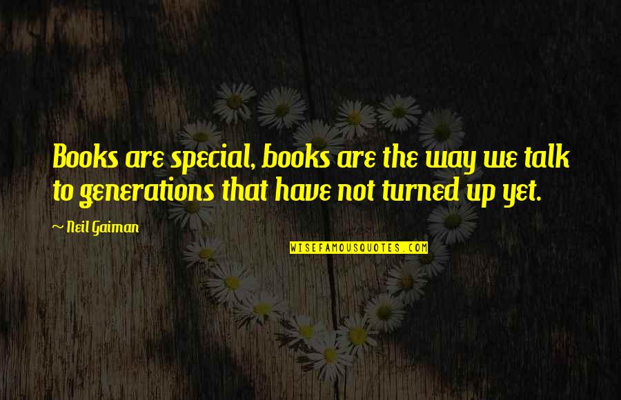 Is The Exclamation Point On The Outside Of The Quotes By Neil Gaiman: Books are special, books are the way we