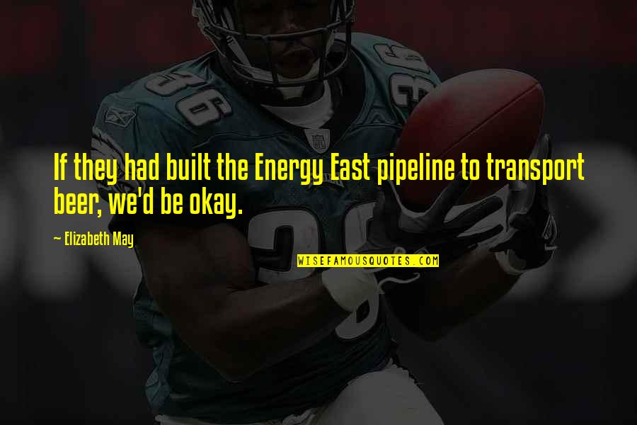 Isaiah New Testament Quotes By Elizabeth May: If they had built the Energy East pipeline