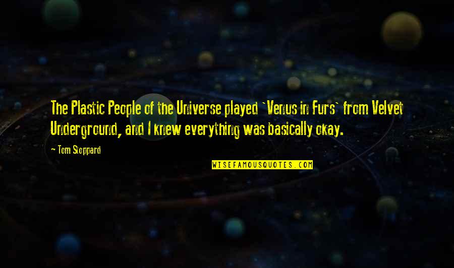Isaitamil Quotes By Tom Stoppard: The Plastic People of the Universe played 'Venus Isaitamil Quotes By Tom Stoppard: The Plastic People of the Universe played 'Venus