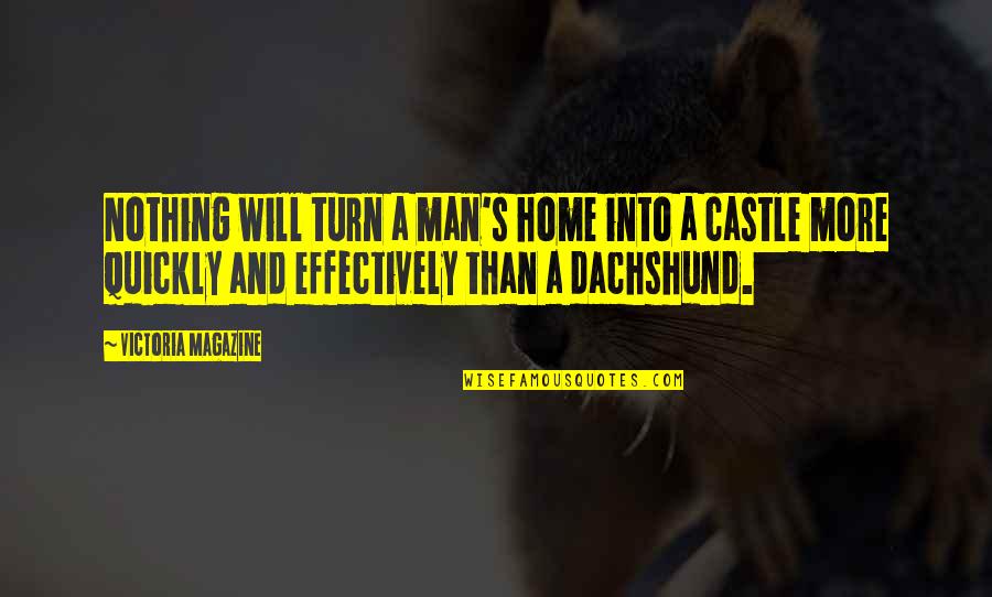 Ishanka Priyadrshani Quotes By Victoria Magazine: Nothing will turn a man's home into a