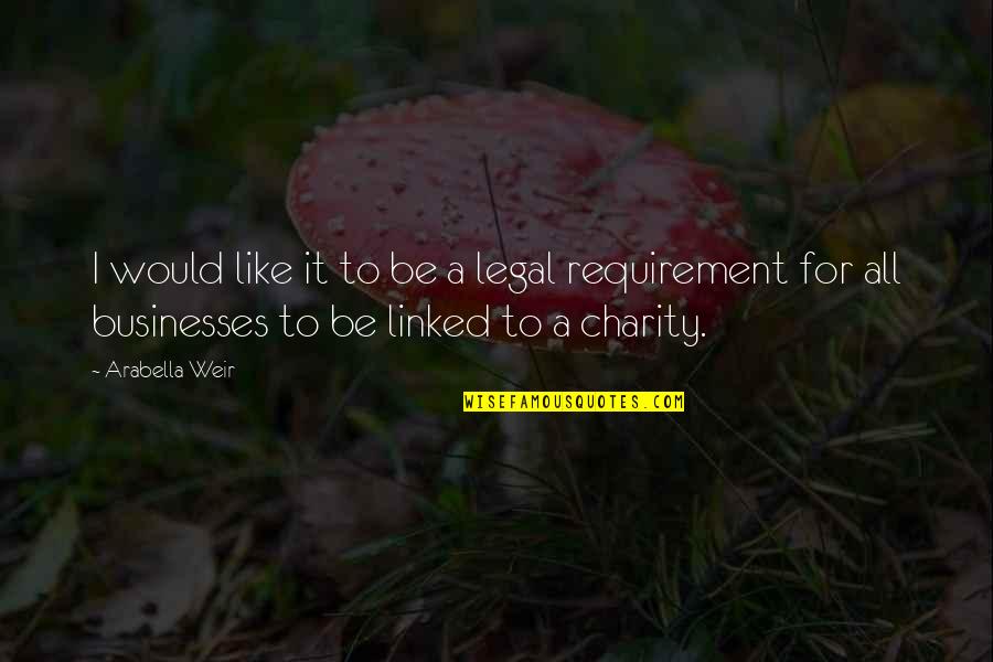 Ishtiaque Quasem Quotes By Arabella Weir: I would like it to be a legal