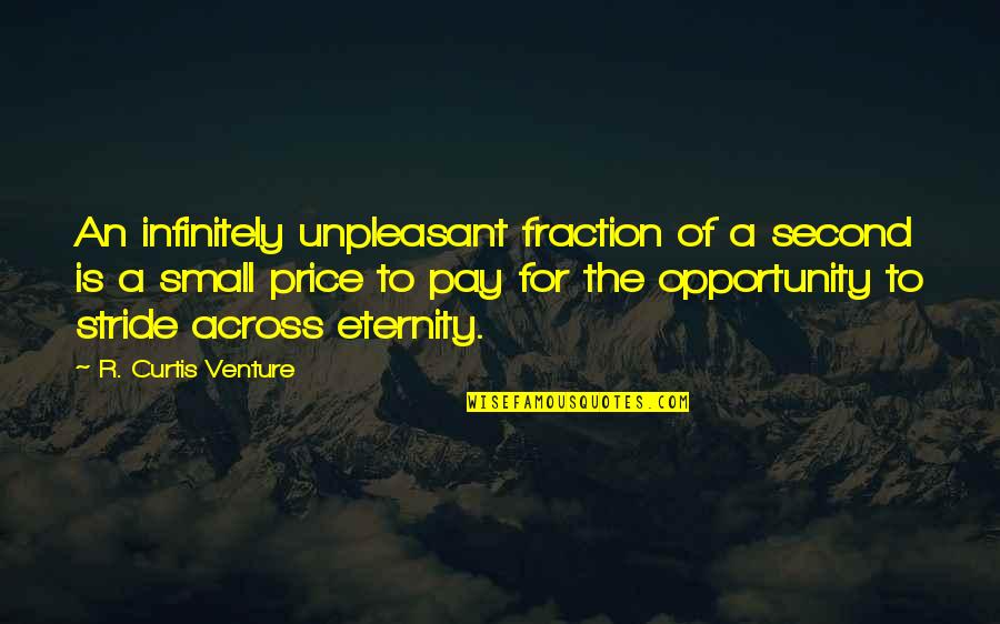 Ishua Levan Quotes By R. Curtis Venture: An infinitely unpleasant fraction of a second is Ishua Levan Quotes By R. Curtis Venture: An infinitely unpleasant fraction of a second is