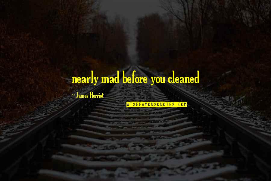 Isimiz Tuvalette Sarkisi Quotes By James Herriot: nearly mad before you cleaned Isimiz Tuvalette Sarkisi Quotes By James Herriot: nearly mad before you cleaned