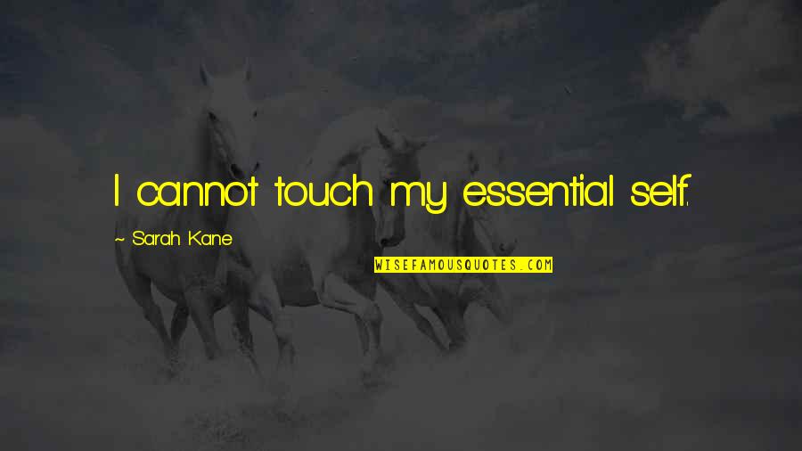 Ising Quotes By Sarah Kane: I cannot touch my essential self. Ising Quotes By Sarah Kane: I cannot touch my essential self.