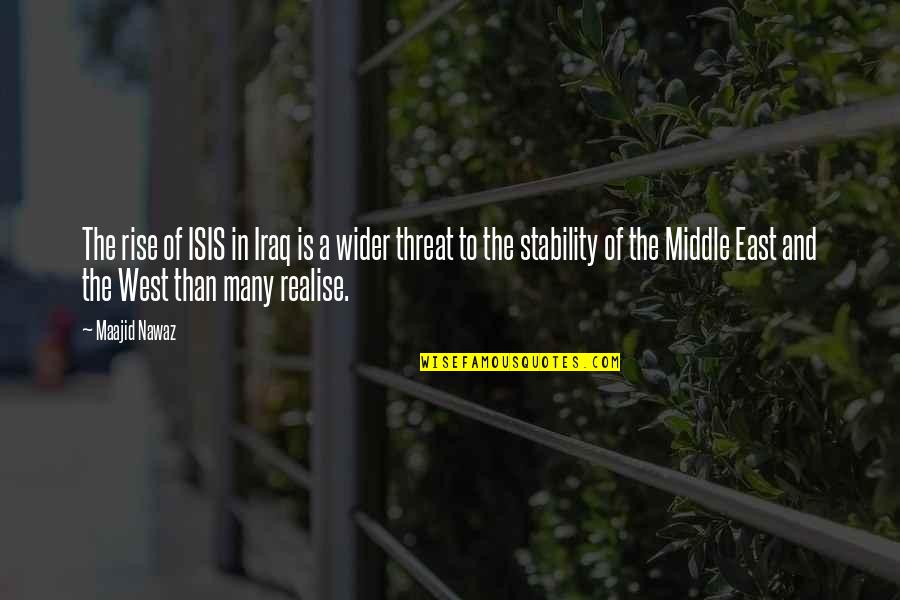 Isis Iraq Quotes By Maajid Nawaz: The rise of ISIS in Iraq is a