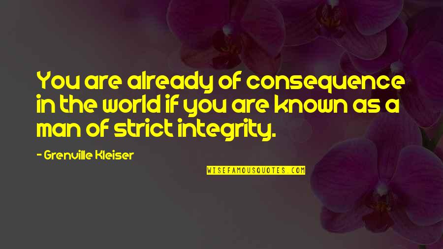 Iskiate Health Quotes By Grenville Kleiser: You are already of consequence in the world Iskiate Health Quotes By Grenville Kleiser: You are already of consequence in the world