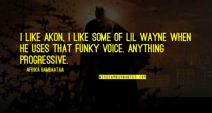 Islomania Craze Quotes By Afrika Bambaataa: I like Akon, I like some of Lil Islomania Craze Quotes By Afrika Bambaataa: I like Akon, I like some of Lil