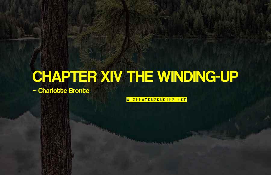 Israels National Anthem Quotes By Charlotte Bronte: CHAPTER XIV THE WINDING-UP