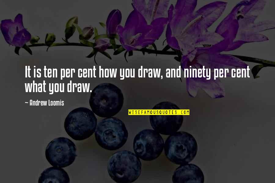 Isserlis Schumann Quotes By Andrew Loomis: It is ten per cent how you draw,