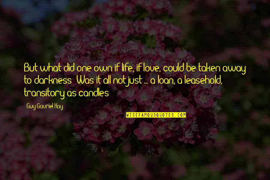 It Could Be Love Quotes By Guy Gavriel Kay: But what did one own if life, if It Could Be Love Quotes By Guy Gavriel Kay: But what did one own if life, if