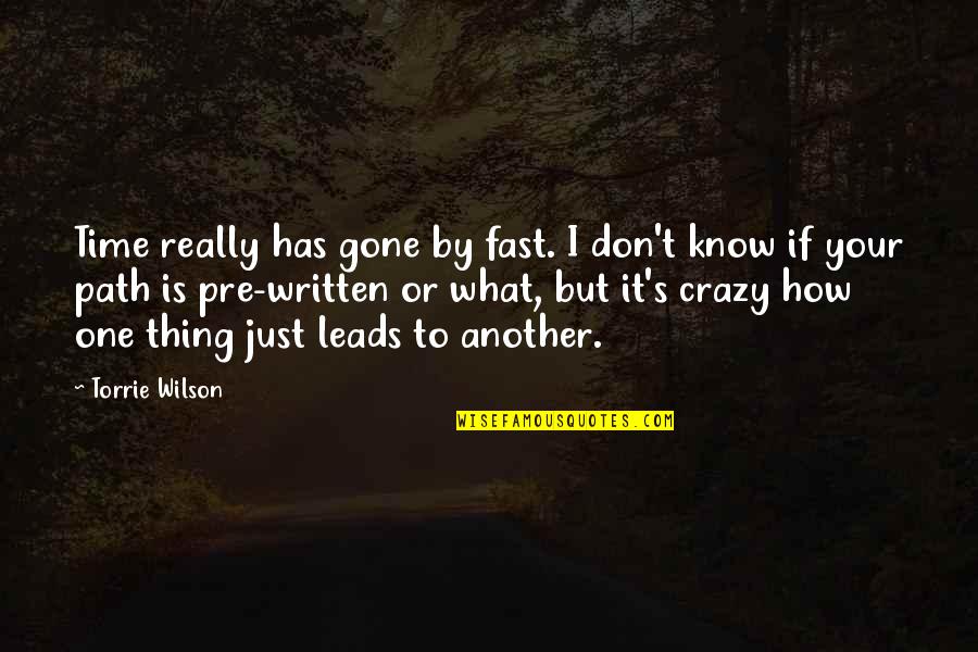It From Bit Theory Quotes By Torrie Wilson: Time really has gone by fast. I don't It From Bit Theory Quotes By Torrie Wilson: Time really has gone by fast. I don't